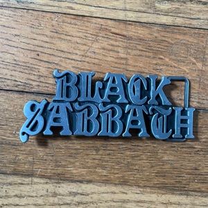 Black Sabbath belt buckle